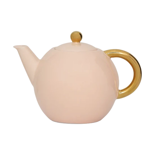 Tea Pot Porcelain old pink 107934
