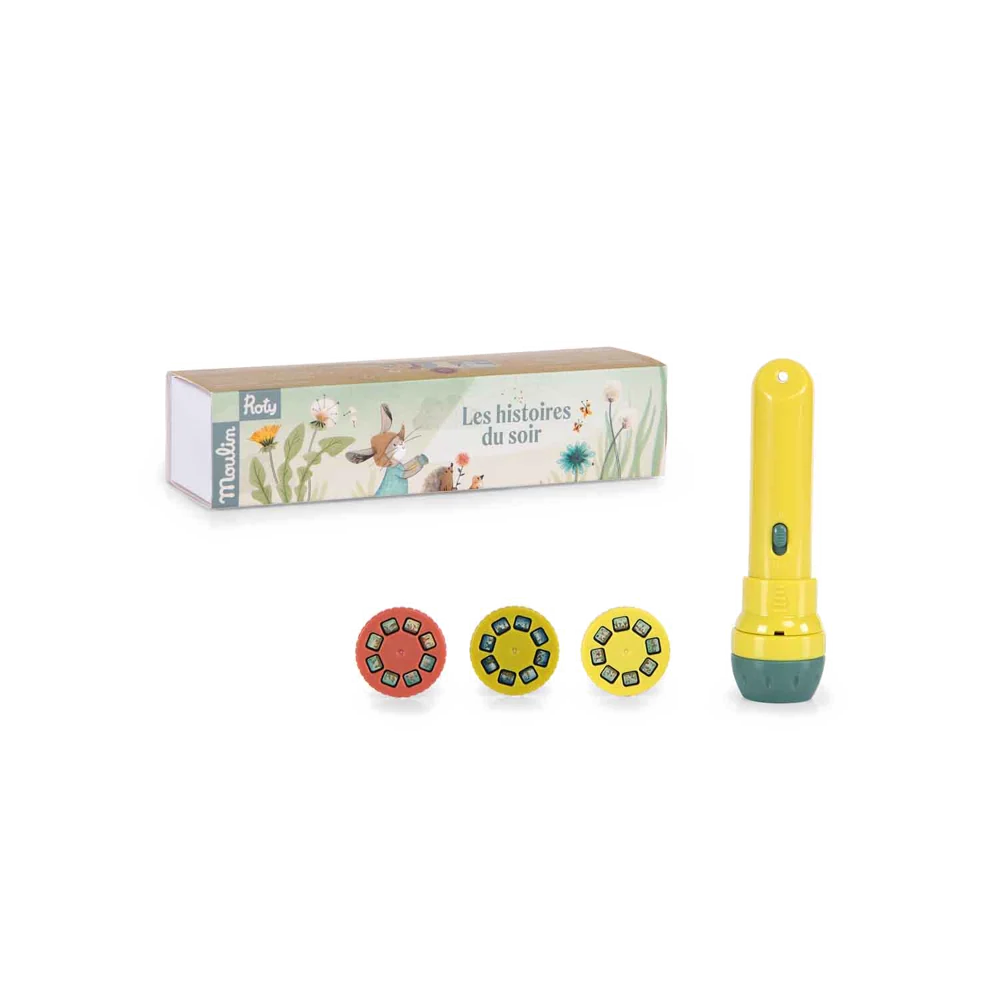 Display of 10 storybook torches - Three Little Rabbits