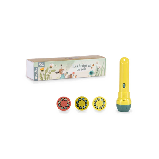 Display of 10 storybook torches - Three Little Rabbits