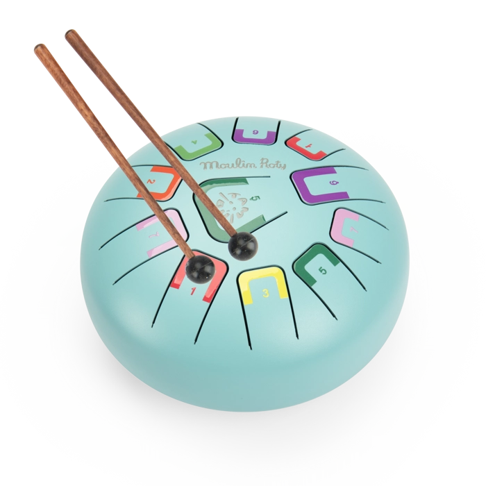 Tongue Drum Turquoise - Puce and Pilou