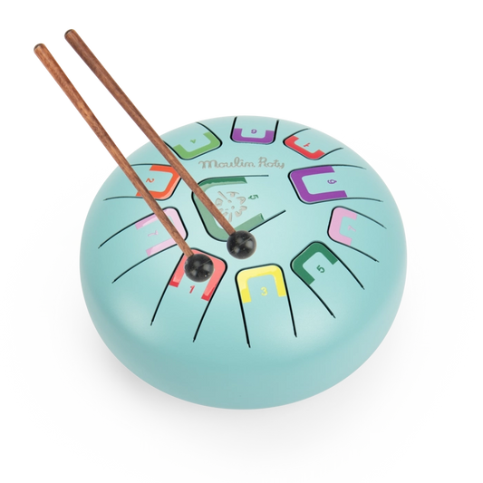 Tongue Drum Turquoise - Puce and Pilou