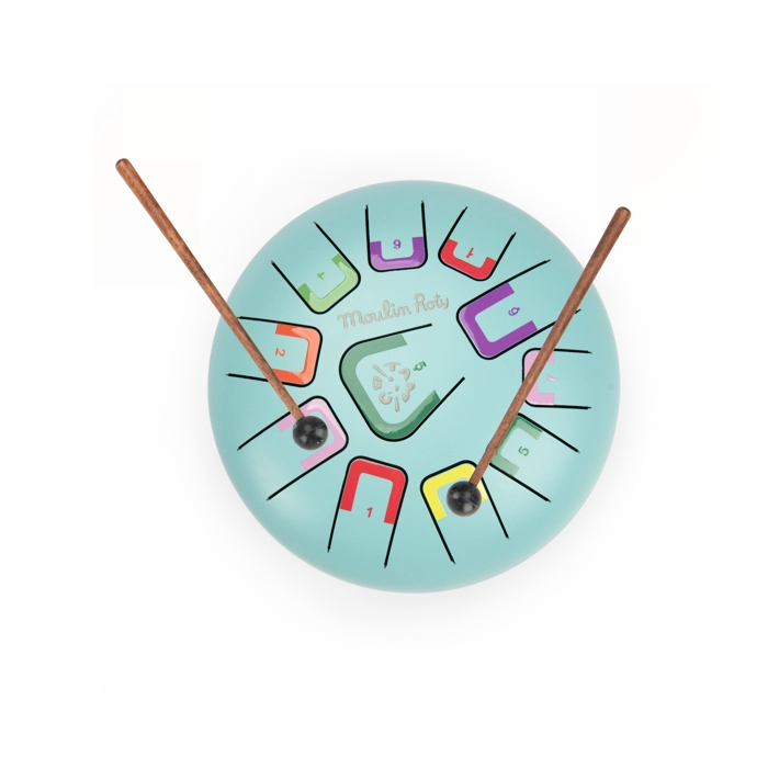 Tongue Drum Turquoise - Puce and Pilou
