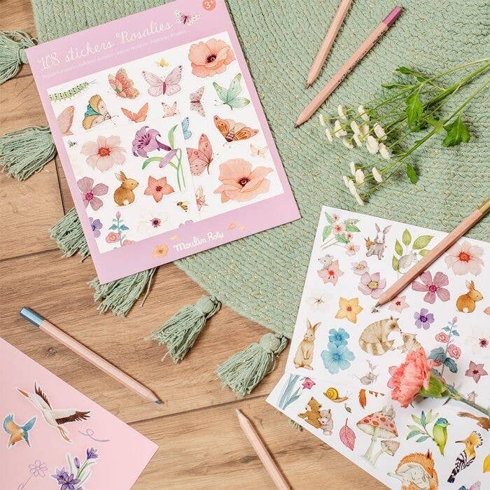 Pack of 108 Stickers - The Rosalies