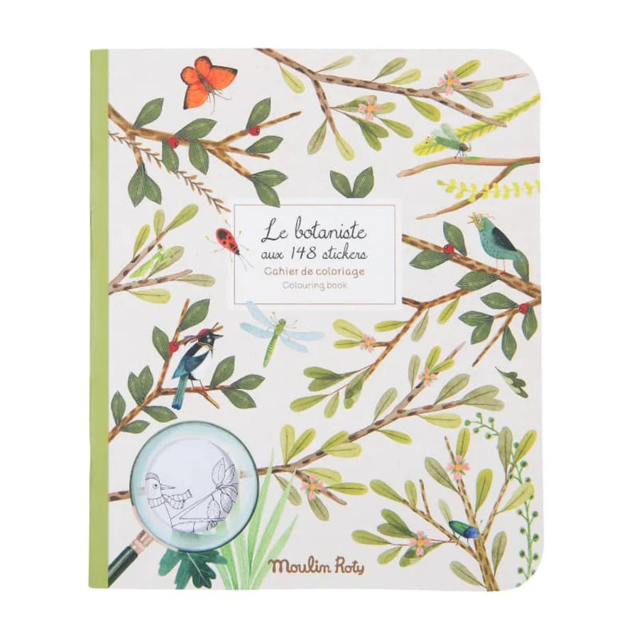 Coloring Book Stickers - Botanist Garden Theme