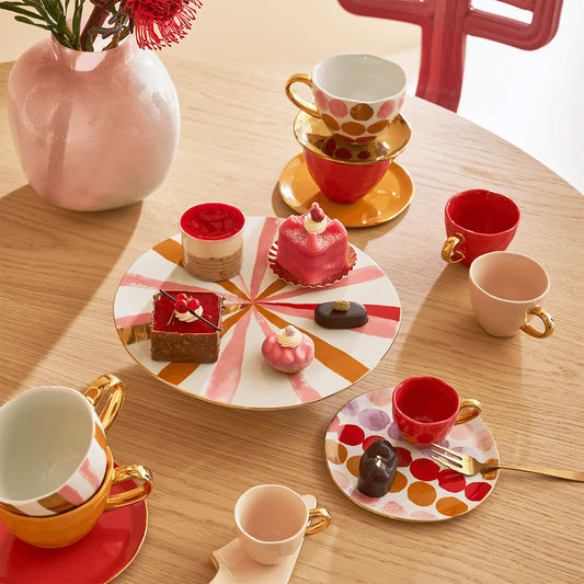 Tea Saucer Plate 106608 Joyful Dots