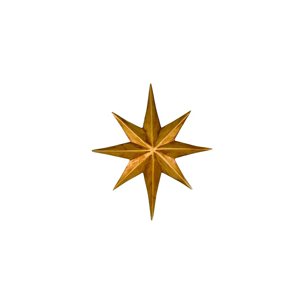 Heart Ex-Voto Shepherd's Star Gold Small - Boncoeurs