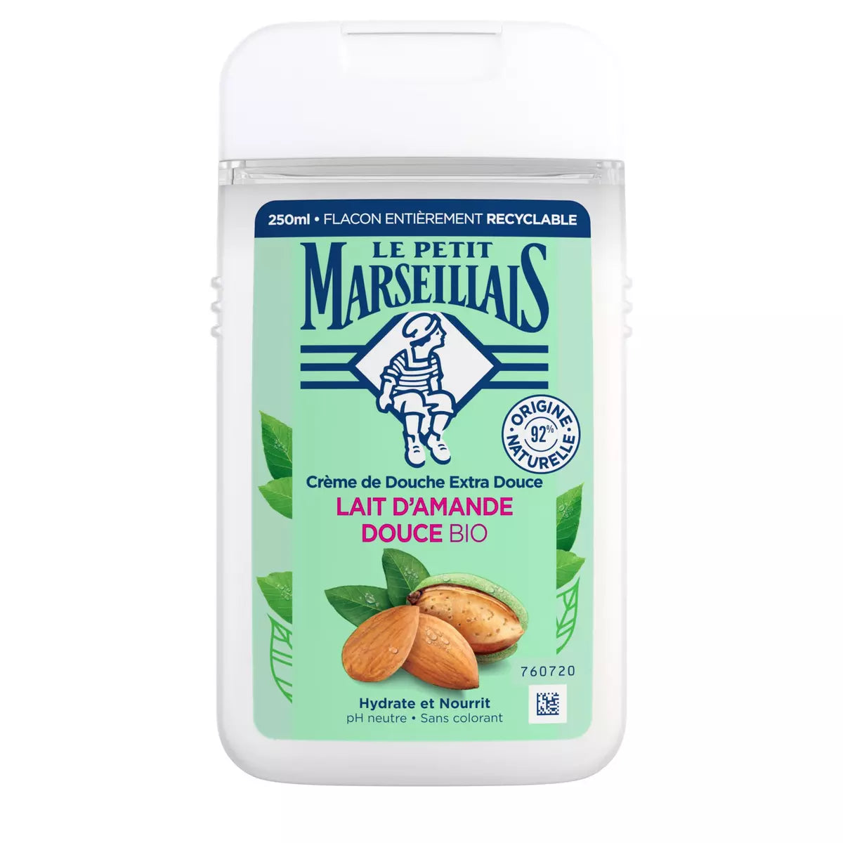 Shower gel sweet almond - Le Petit Marseillais 25cl (8.5fl oz)