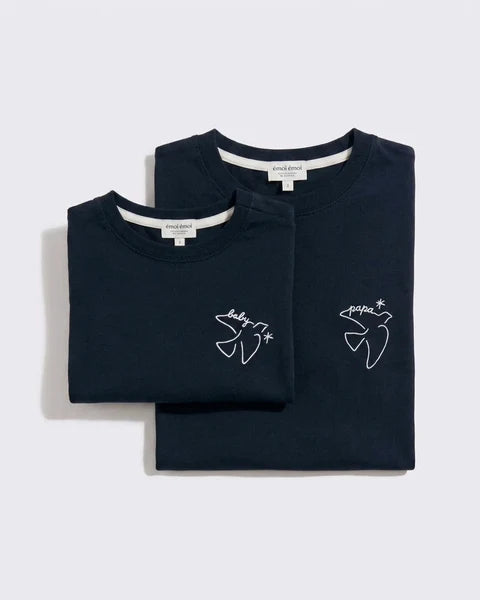 Tee-Shirt “Papa Bird” Navy