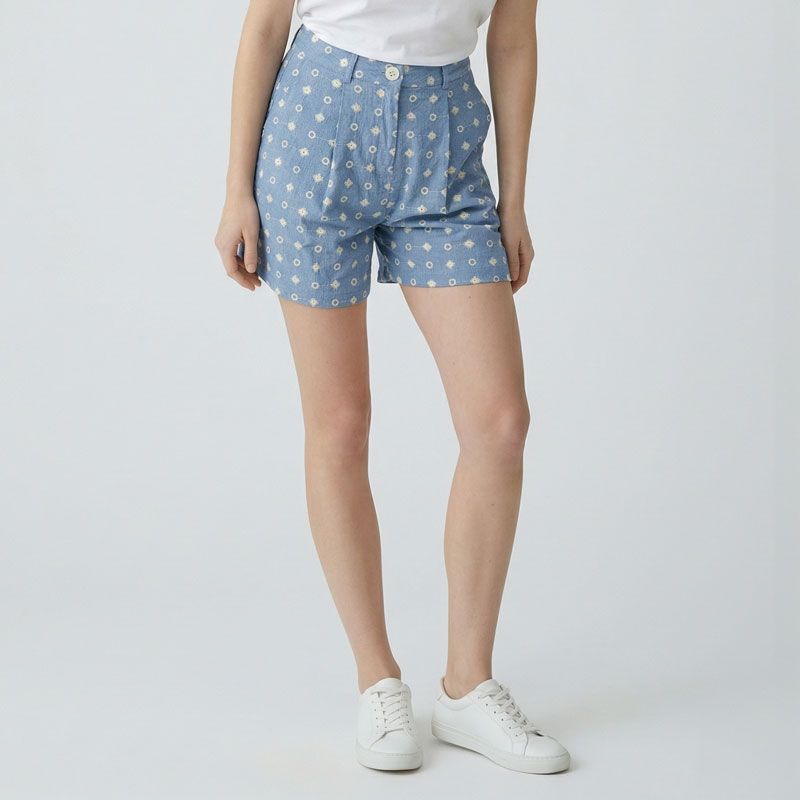 Soya Short Chambray Blue