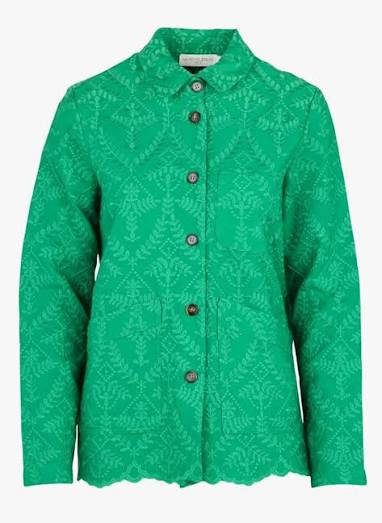 Fauline Embroidered Green