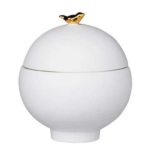Porcelain bird can