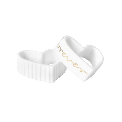 Napkin Ring set Forever Wedding