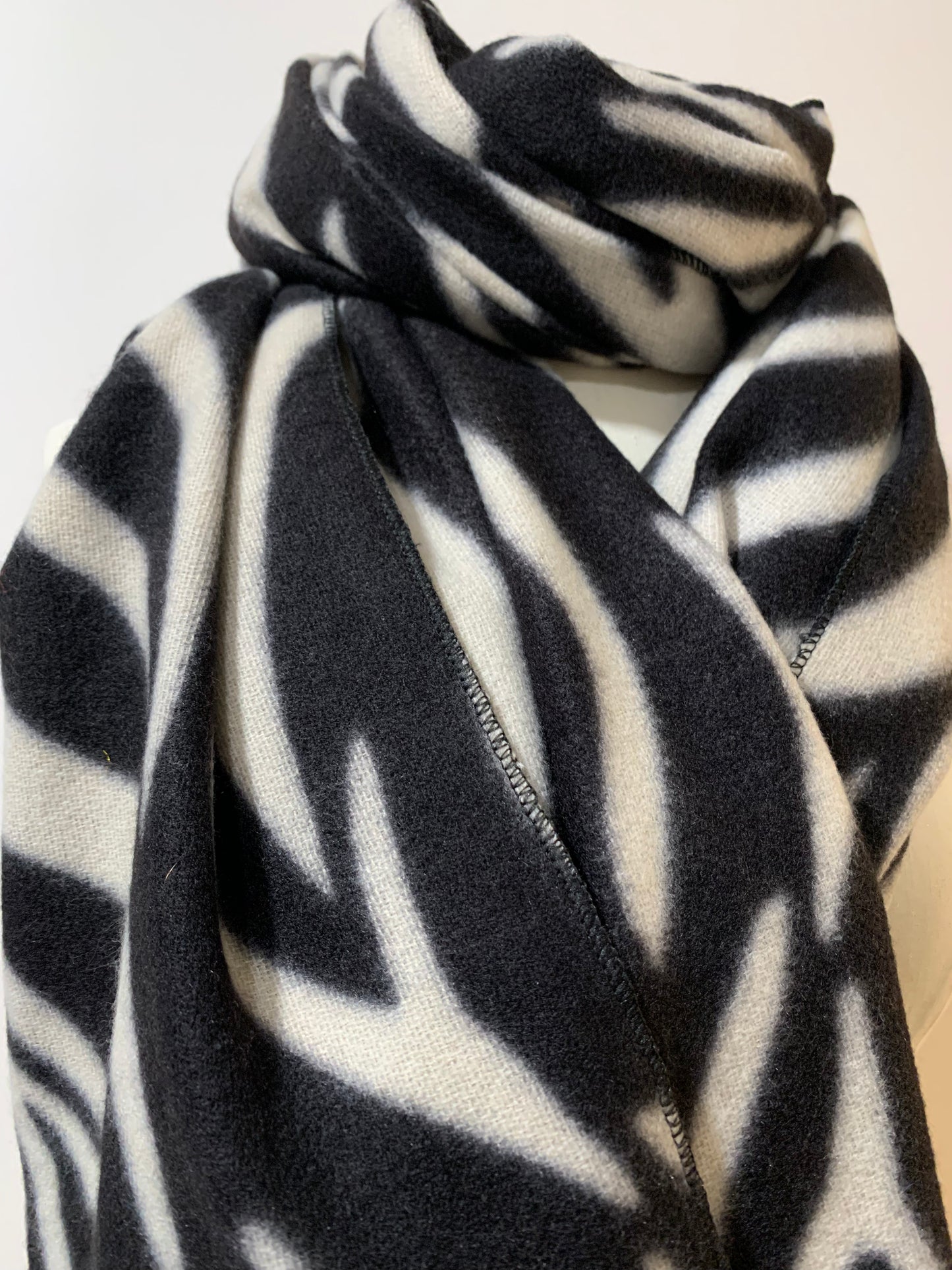 Scarf Zebra Animals Black/Beige
