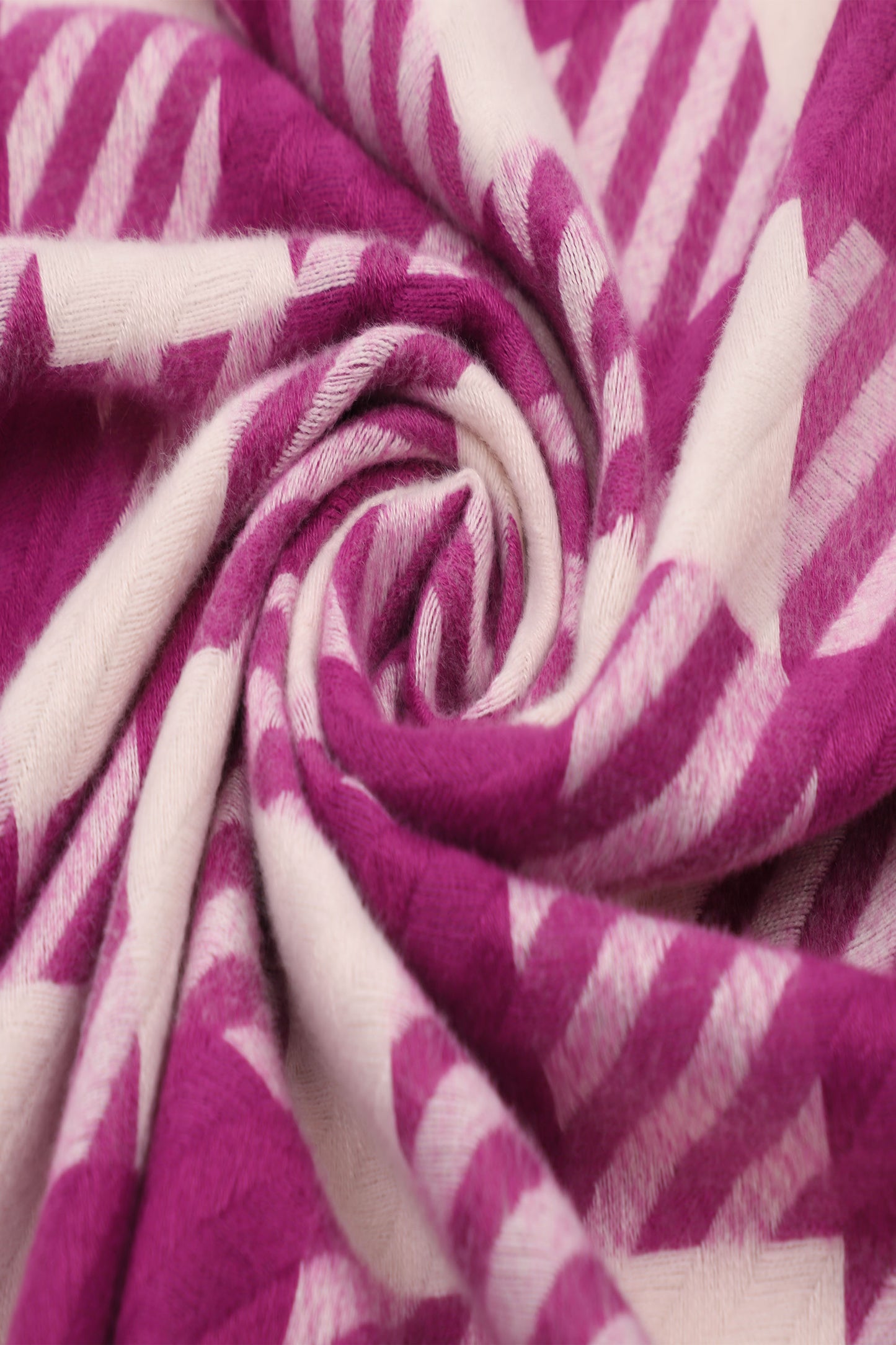 Scarf Fuschia & Beige
