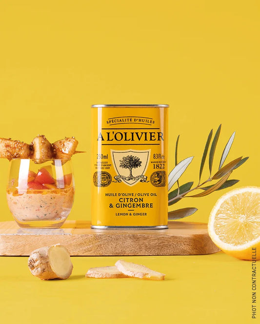 Lemon & Ginger Infused Olive Oil A l’Olivier