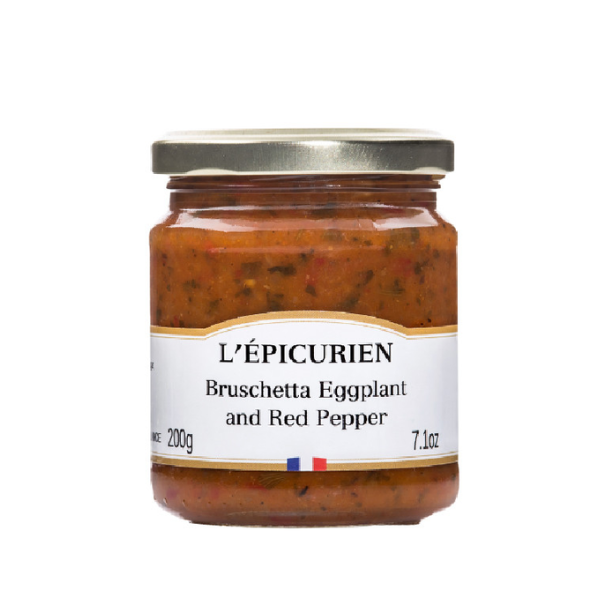 Bruschetta Eggplant & Red Pepper Spread L’Épicurien