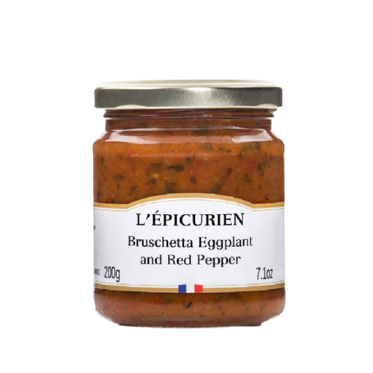 Bruschetta Eggplant & Red Pepper Spread L’Épicurien