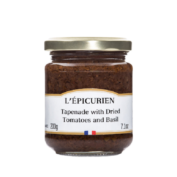 Tapenade with dried tomatoes & Basil L’Épicurien