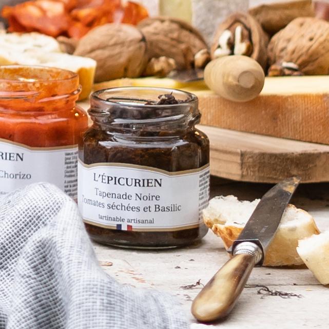 Tapenade with dried tomatoes & Basil L’Épicurien