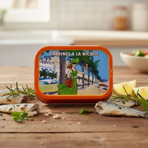 Niçoise Style Sardines - Conserverie Ferrigno 4oz