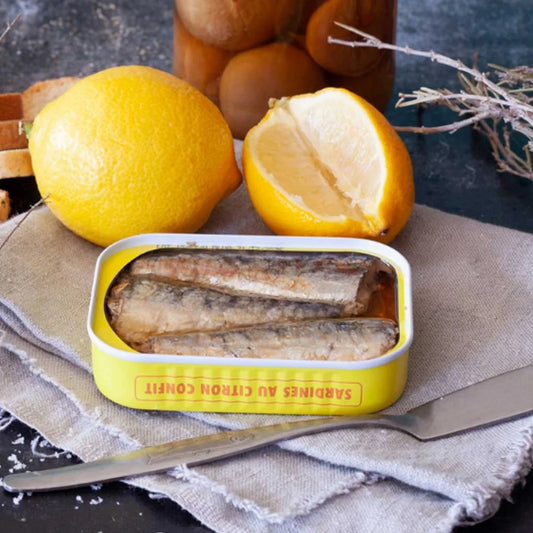 Sardines with candied Lemon - Conserverie Ferrigno 4oz