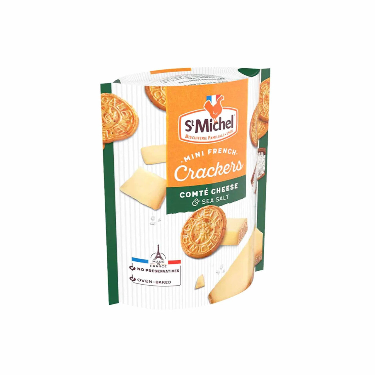 Savory biscuits Comte cheese & Sea salt 70g (2.5oz) - St Michel