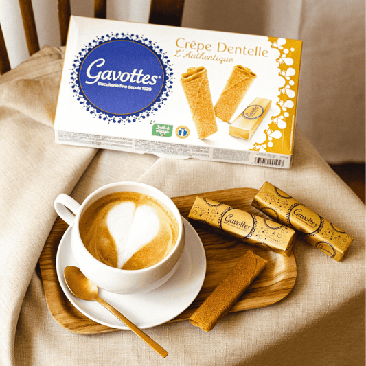 Gavottes French Crispy Crêpe Dentelle Biscuits 4.4oz