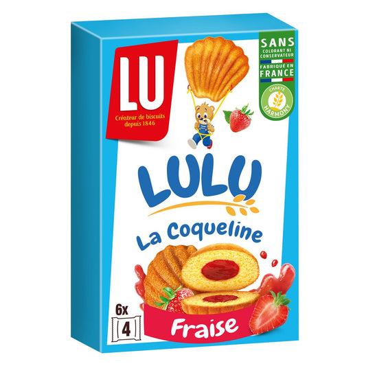 Lu French Coqueline Strawberry Sponge cake 5.8oz