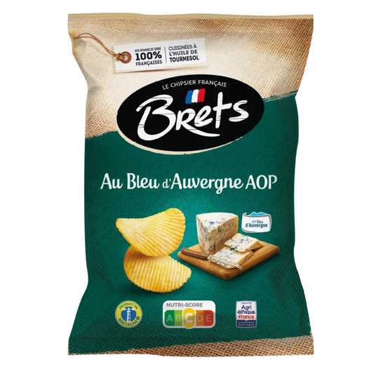 Potato Chips Auvergne Blue Cheese 125g gluten free - Brets