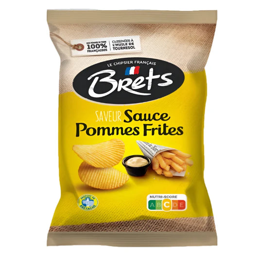 Potato Chips Pommes Frites Sauce 125g - Brets