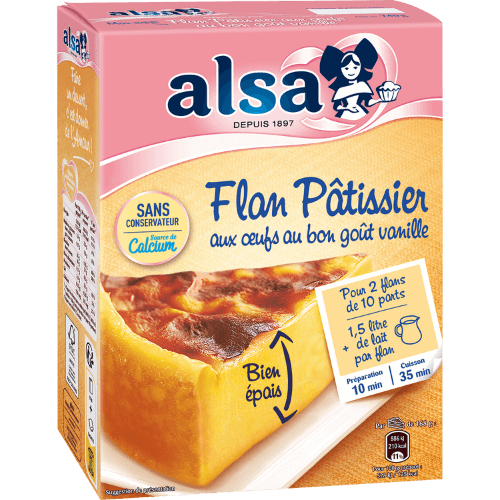 Flan pâtissier 740g (1.6lb)  - Alsa