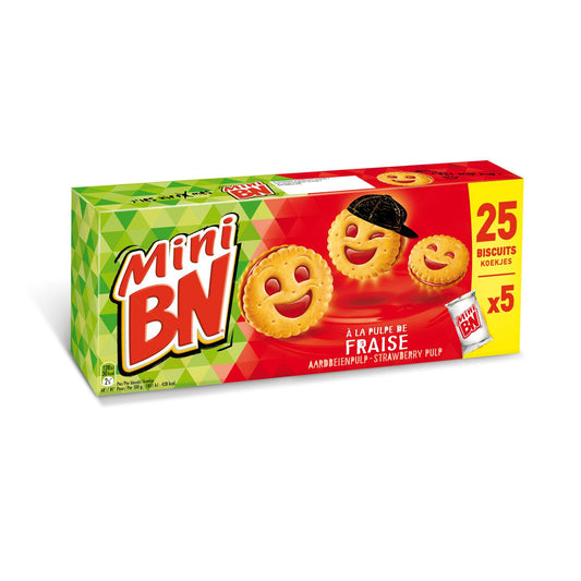 BN Mini Strawberry Cookies 175g