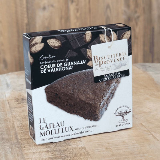 Almond cake w/ Valrhona chocolate, gluten-free - Biscuiterie de Provence 225g (7.9oz)