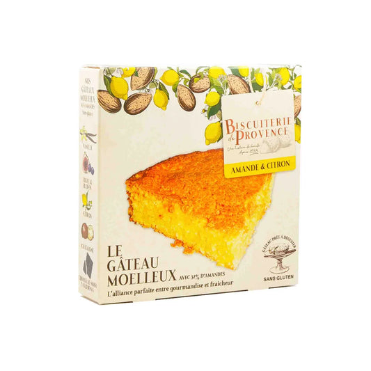 Almond cake w/ lemon, gluten-free - Biscuiterie de Provence 240g (8.5oz)