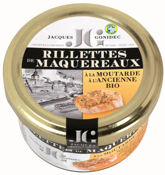 Mackerel Rillettes with mustard Spread - Jacques Gonidec