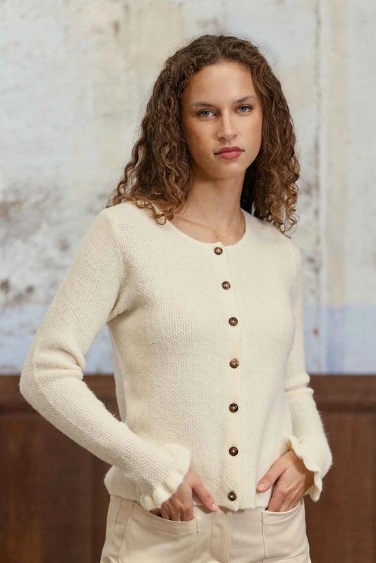 Mudy Cardigan Ecru