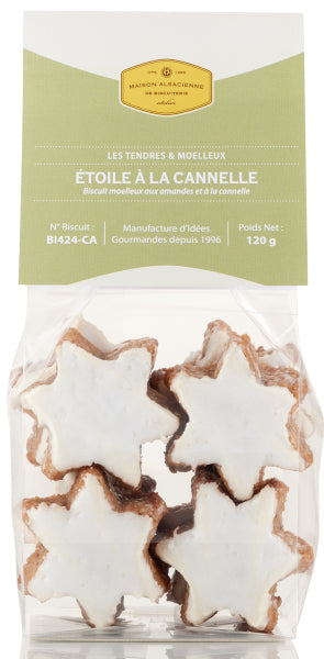 Cinnamon star biscuits 4.2oz - Maison Alsacienne