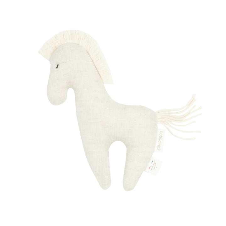 L1N0 Horse rattle linen - Greige