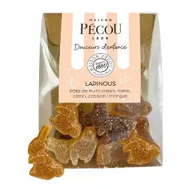 Pécou Assorted Bunny Fruity Jellies Pâtes de fruits 120g/4.2oz Best Before 30/06/2025