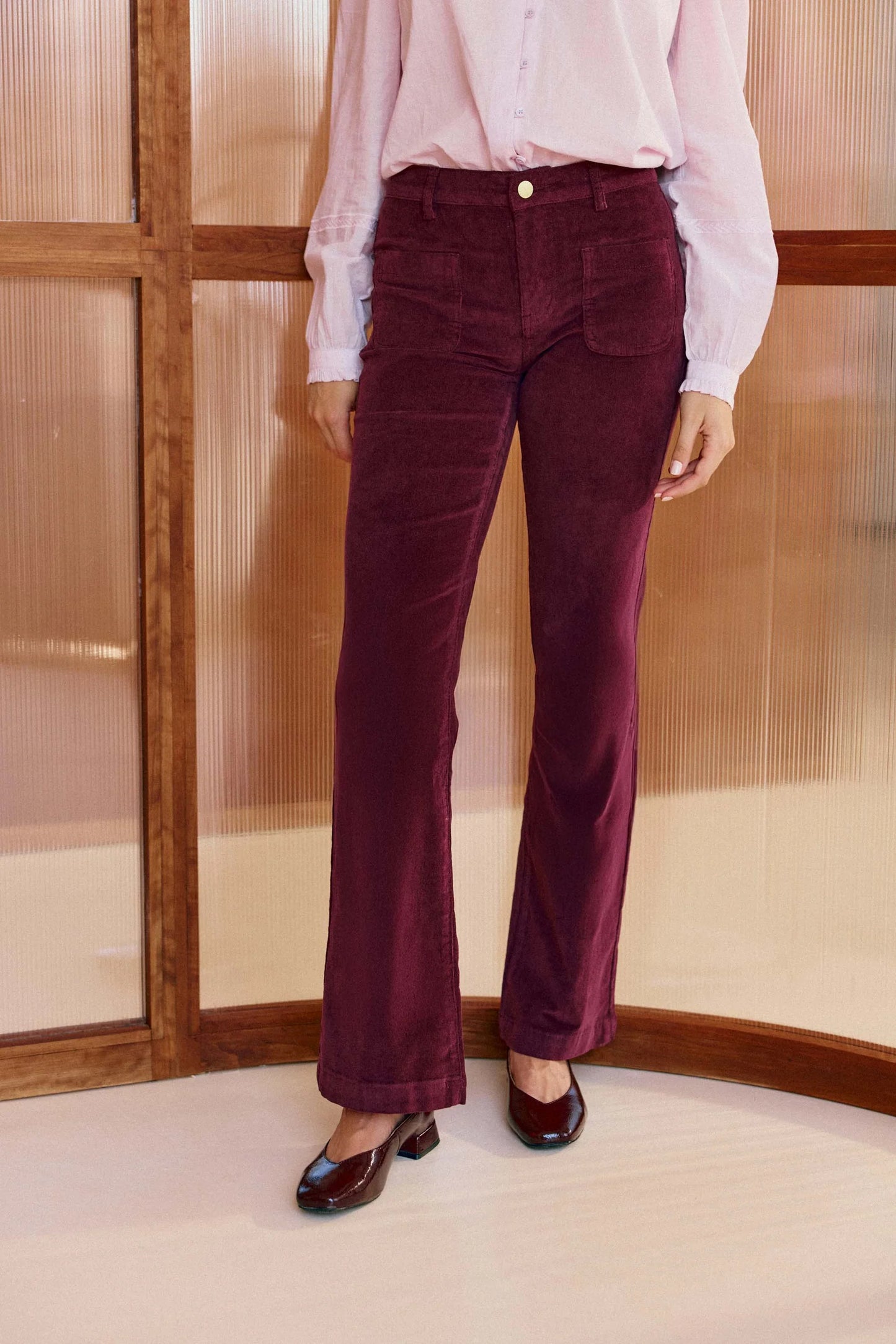 Sonny Pants Velvet Wine Lees