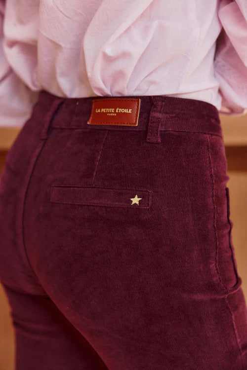 Sonny Pants Velvet Wine Lees