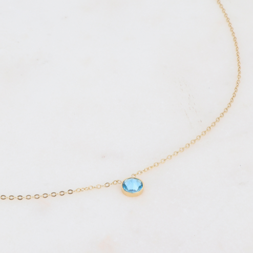 Sohan Necklace Gold Swarovski Crystal
