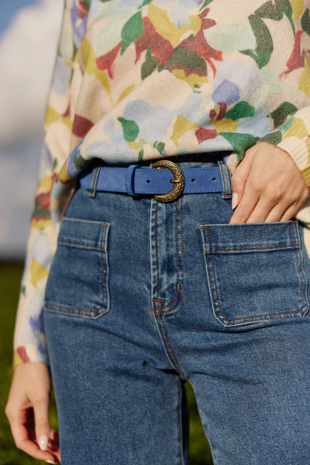Vivian Belt Blue