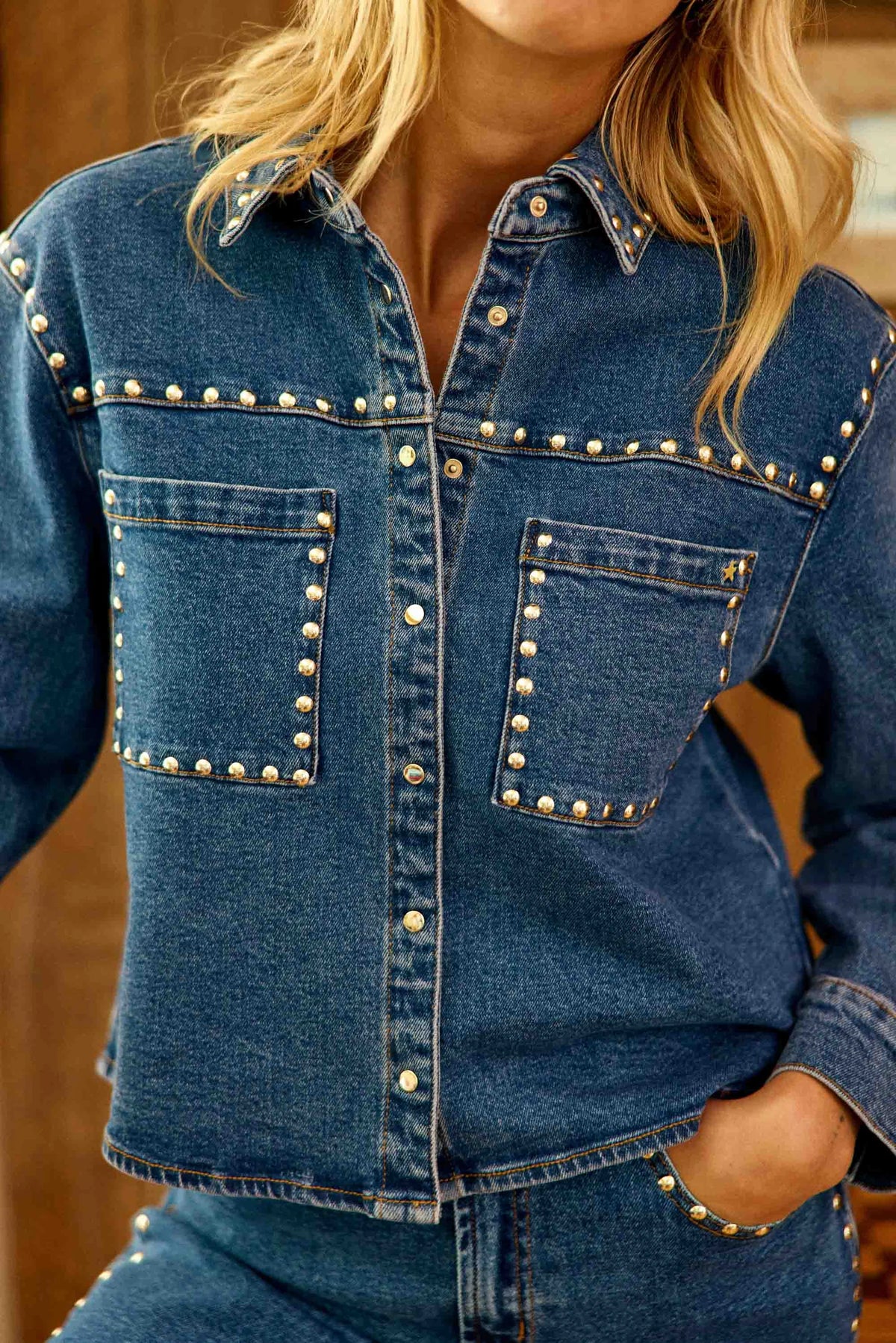 Vlema Jacket Blue Jean