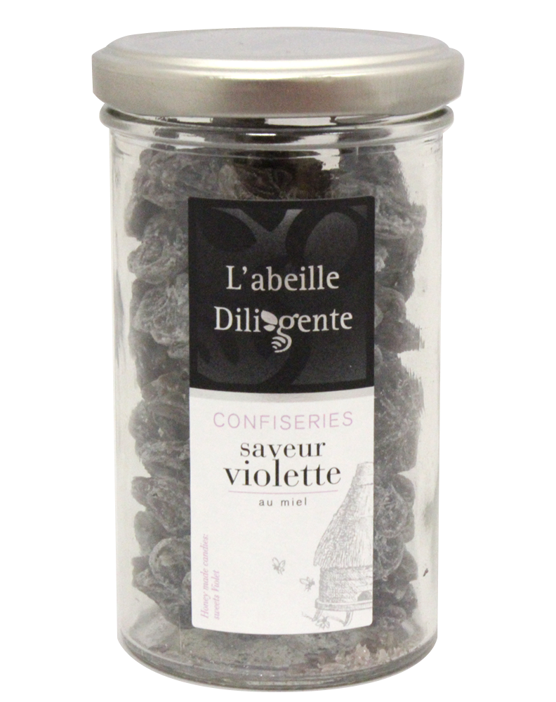 Violet honey candies L’abeille Diligente 130g (4.6oz)