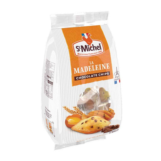 French Madeleines with Chocolate Chips St Michel