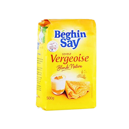 Light Vergeoise - Light caramelised beet sugar 500g  Beghin Say