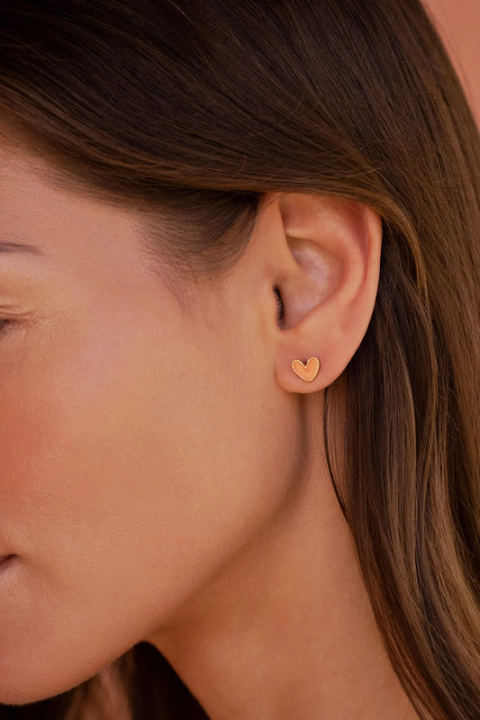 Yesenia Heart Earring Gold