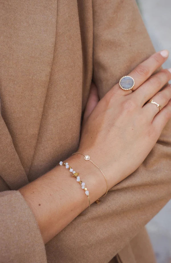 Sohan Bracelet Gold & Swarovski Crystals