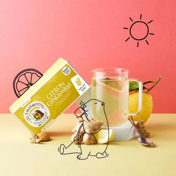 LES 2 MARMOTTES INFUSION LEMON GINGER